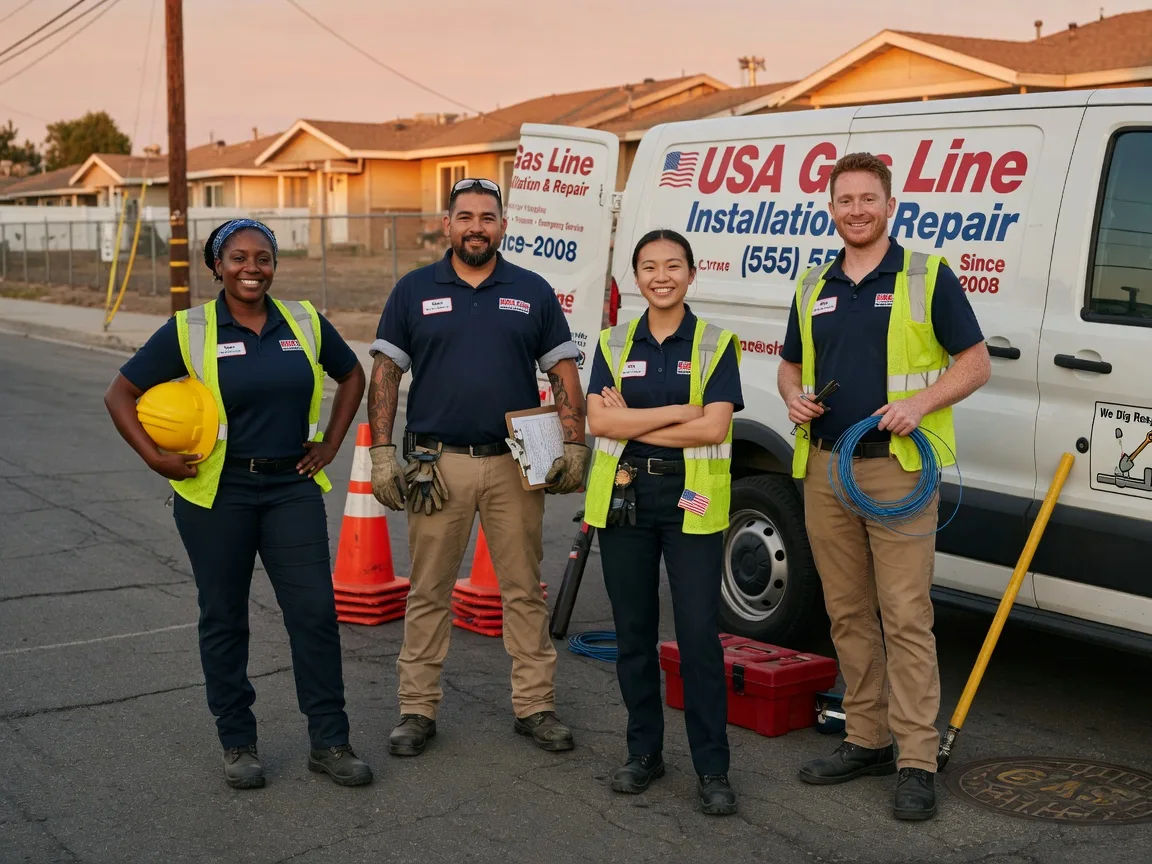 Gas Line Installation company in Oden, MI